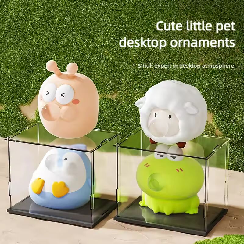 Cute Animal Spitting Bubbles Squish Squeeze Toy Anxiety Stress Relief Sensory Antistress Toys For Adults Birthday Christmas Gift