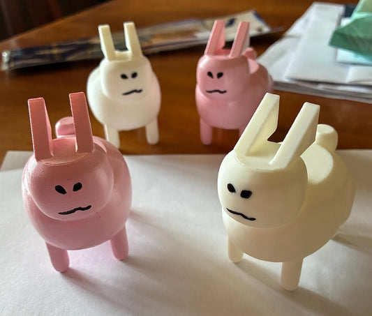 Gubby from Roblox 3d print meme bunny. Forsaken game, dream game rabbit!